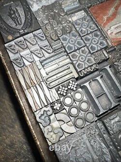 Blocs d'impression Bordures ornementales Dingbats Variété de designs ! #M7 Beau