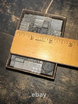 Blocs d'impression Bordures ornementales Dingbats Variété de designs ! #M7 Beau