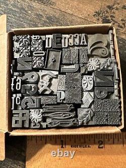 Blocs d'impression Bordures ornementales Dingbats Variété de dessins! #71 Magnifique