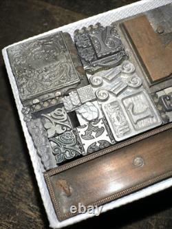 Blocs d'impression Ornements Bordures Dingbats. Merveilleuse variété ! #35