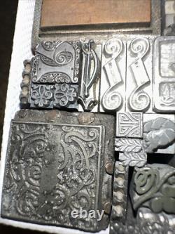Blocs d'impression Ornements Bordures Dingbats. Merveilleuse variété ! #35