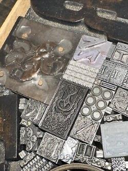 Blocs d'impression ornementaux bordures dingbats. Merveilleuse variété ! #51 Beau