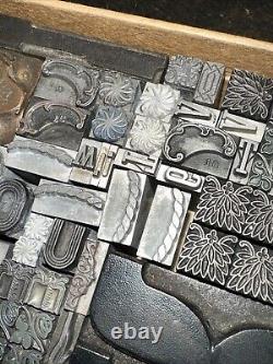 Blocs d'impression ornementaux bordures dingbats. Merveilleuse variété ! #54 Beau