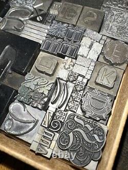 Blocs d'impression ornementaux bordures dingbats. Merveilleuse variété ! #55 Beau