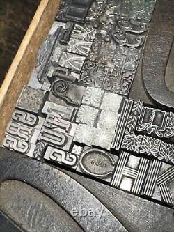 Blocs d'impression ornementaux bordures dingbats. Merveilleuse variété ! #60 Belle