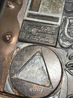 Blocs d'impression ornementaux, bordures, dingbats. Merveilleuse variété ! #D Beauté