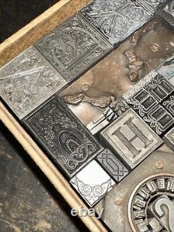 Blocs d'impression ornementaux, bordures, dingbats. Merveilleuse variété ! #D Beauté