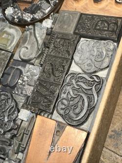 Blocs d'impression ornementaux, bordures, dingbats. Merveilleuse variété ! #D Beauté