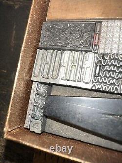 Blocs d'impression ornementaux bordures dingbats. Merveilleuse variété ! #D Magnifique