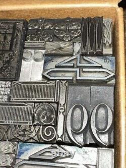 Blocs d'impression ornementaux bordures dingbats. Merveilleuse variété ! MM