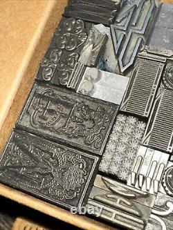 Blocs d'impression ornementaux bordures dingbats. Merveilleuse variété ! MM