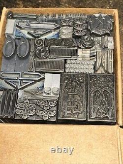 Blocs d'impression ornementaux bordures dingbats. Merveilleuse variété ! MM