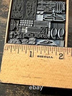 Blocs d'impression ornementaux bordures dingbats. Merveilleuse variété ! MM