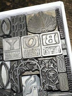 Blocs d'impression ornements bordures dingbats. Incroyable variété! #44