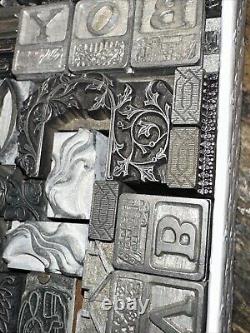 Blocs d'impression ornements bordures dingbats. Incroyable variété! #44