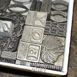 Blocs d'impression ornements bordures dingbats. Incroyable variété! #44