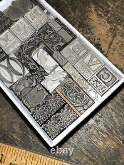 Blocs d'impression ornements bordures dingbats. Incroyable variété! #44