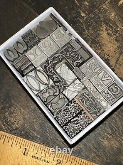 Blocs d'impression ornements bordures dingbats. Incroyable variété! #44