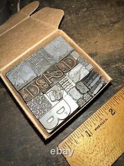 Blocs d'impression plombés Bordures ornementales Dingbats Magnifiques! #61