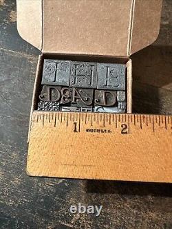 Blocs d'impression plombés Bordures ornementales Dingbats Magnifiques! #61