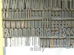 Capsules En Bois De Style Typographique Gothique Condensé De 6 Lignes, L. C, Figs. 235 Pcs Freeship