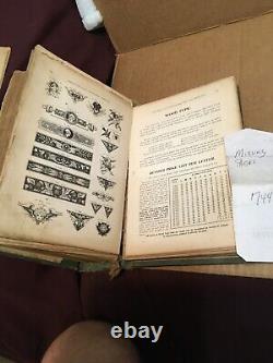 Catalogue de lettres rares d'occasion de l'American Type Founders de St. Louis, Missouri, vers 1901