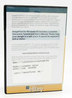 Colorbyte Imageprint V 6.1 Avec Dongle Nécessaire! Moteur D'impression Haute Rip