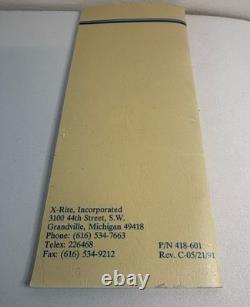 Densitomètre X-Rite 418