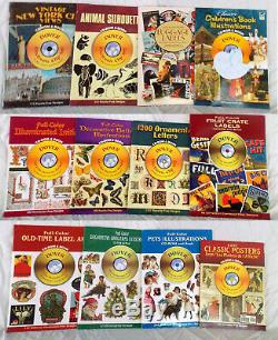 Dover Électronique Clip-art Avec CD Roms (34) Livres En Lot