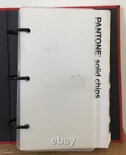 Échantillons de puce de peinture Pantone Solid Chips Revêtus Livre Guide