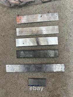 Ensemble de caractères d'impression antique VTG 12pt en métal massif pour lettre et chiffre en typographie letterpress