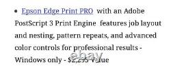 Epson Edge Print Pro CD Disk Software Nouveau