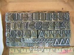 Goudy 48 Pt. Type Letterpress Métal Imprimantes Type