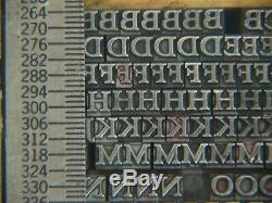 Goudy Bold 10 Pt. Typographie Métal Type Atf 446