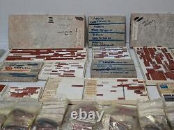 Gros lot de lettres et chiffres en caoutchouc assortis Dennison, RIBtype Livraison gratuite