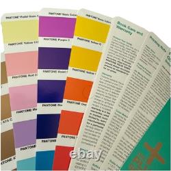 Guide de couleur PANTONE, livre PMS solide enduit du 50e anniversaire