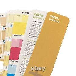 Guide de couleur de formule Pantone Plus Series CMYK non couché pour l'impression offset 4 couleurs