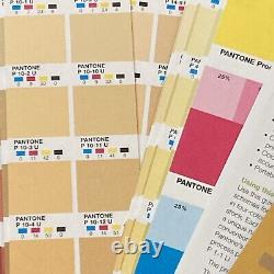 Guide de couleur de formule Pantone Plus Series CMYK non couché pour l'impression offset 4 couleurs