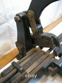 H. B. Rouse Vintage Letter Appuyez Sur Slug Block Cutter Lead Type Set Tool Letterpress