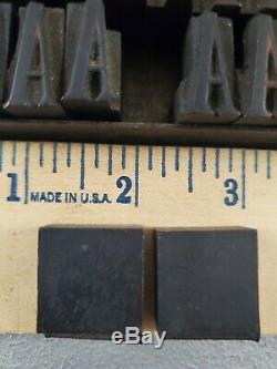 Hamilton Fancy Letterpress Type De Bois Woodtype 241 Pc. 5 Pica (13/16) Haut