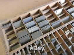 Hamilton Letterpress No. 15 Quarter Tabulaires Règle Cas À La Règle En Laiton C94