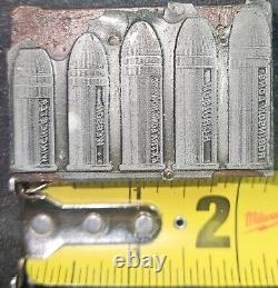 Illustration de munitions à balles Winchester Wesson Robinson bloc d'imprimerie