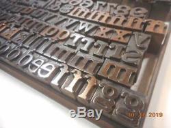 Impression Typo Imprimante Bloc Antique Supérieur Et Minuscules Bois Alphabet W # S