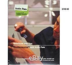 Justin Pate Véhicule Voiture Graphique Vinyle Wrap Installation 3 DVD Set Wrapping Guide
