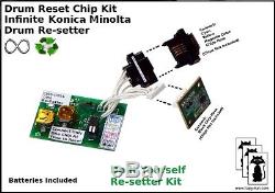 Konica Minolta Bizhub Infinite Resetter Reset C350 C351 450 Imagerie Iu-310 USA