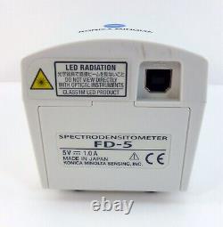 Konica Minolta Spectrodensitomètre FD-5 pour mesurer la couleur et la densité avec VFS