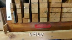 Letterpress Antique Type Almost Full Furniture Cabinet Avec Des Meubles X33 54 #