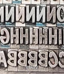 Letterpress Métal Antique Type D'impression Atf #696 24pt Dom Casual A56 9#