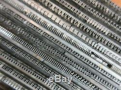 Letterpress Plomb Type 8 Pt. Égyptien N ° 4 Boston Type Foundry D34