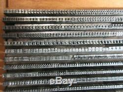 Letterpress Plomb Type 8 Pt. Égyptien N ° 4 Boston Type Foundry D34